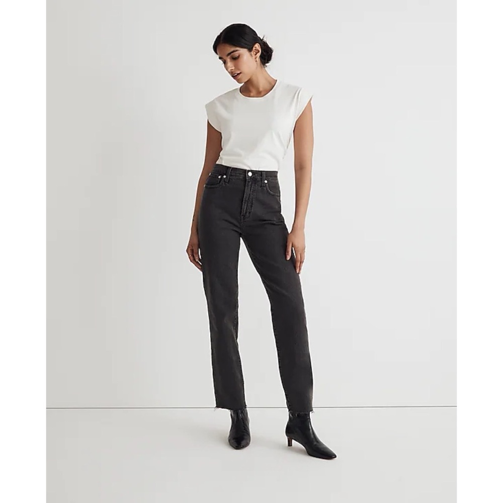 Women's Black High-Rise Jeans